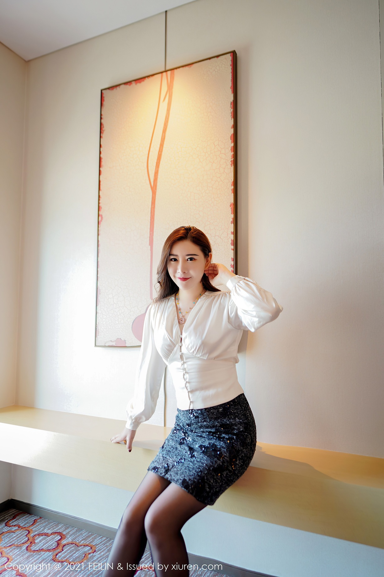 [FEILIN嗲囡囡] 2021.07.05 VOL.400 王婉悠Queen(5)