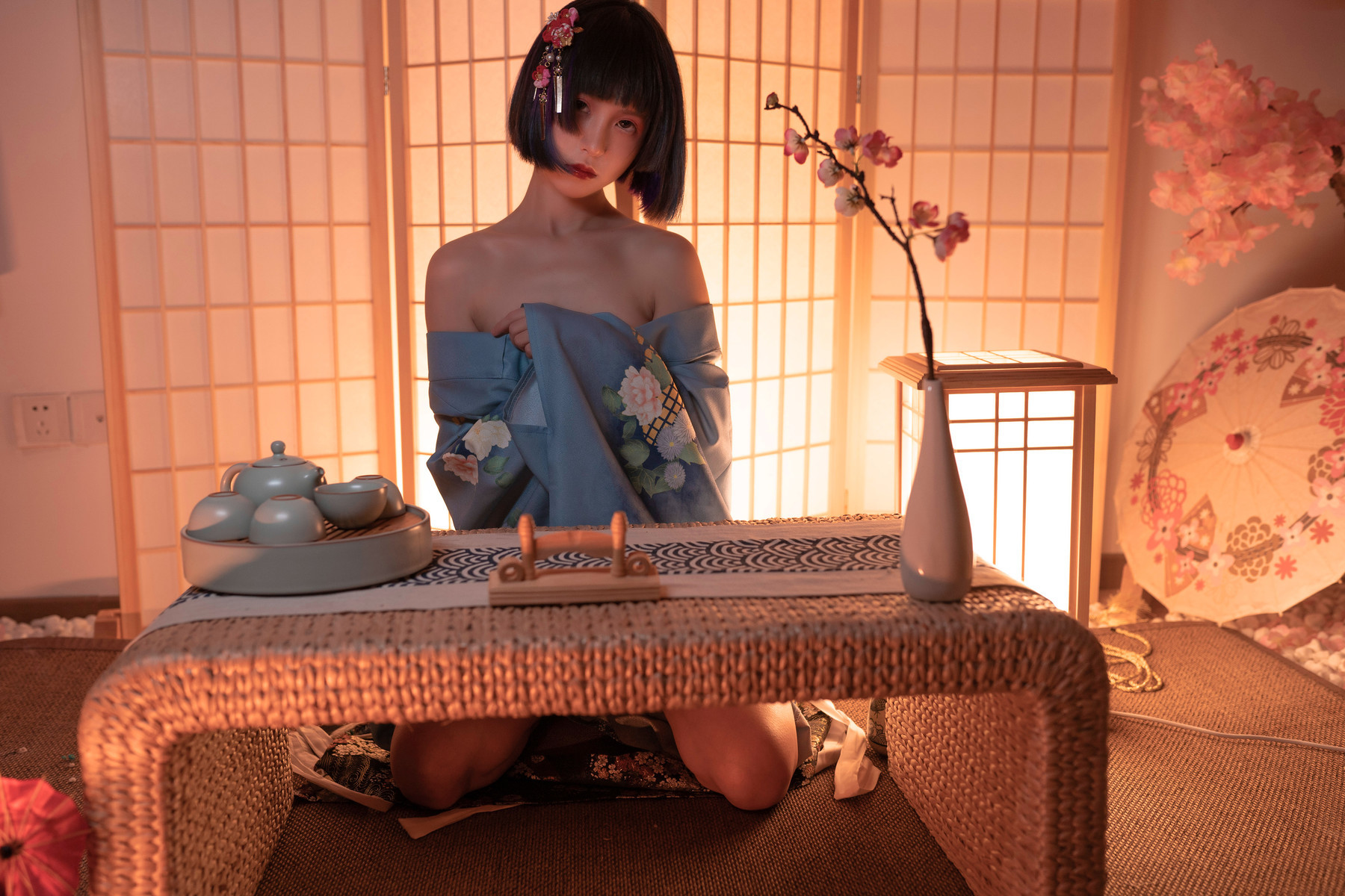 Cosplay 晕崽Zz 樱之诱惑(9)