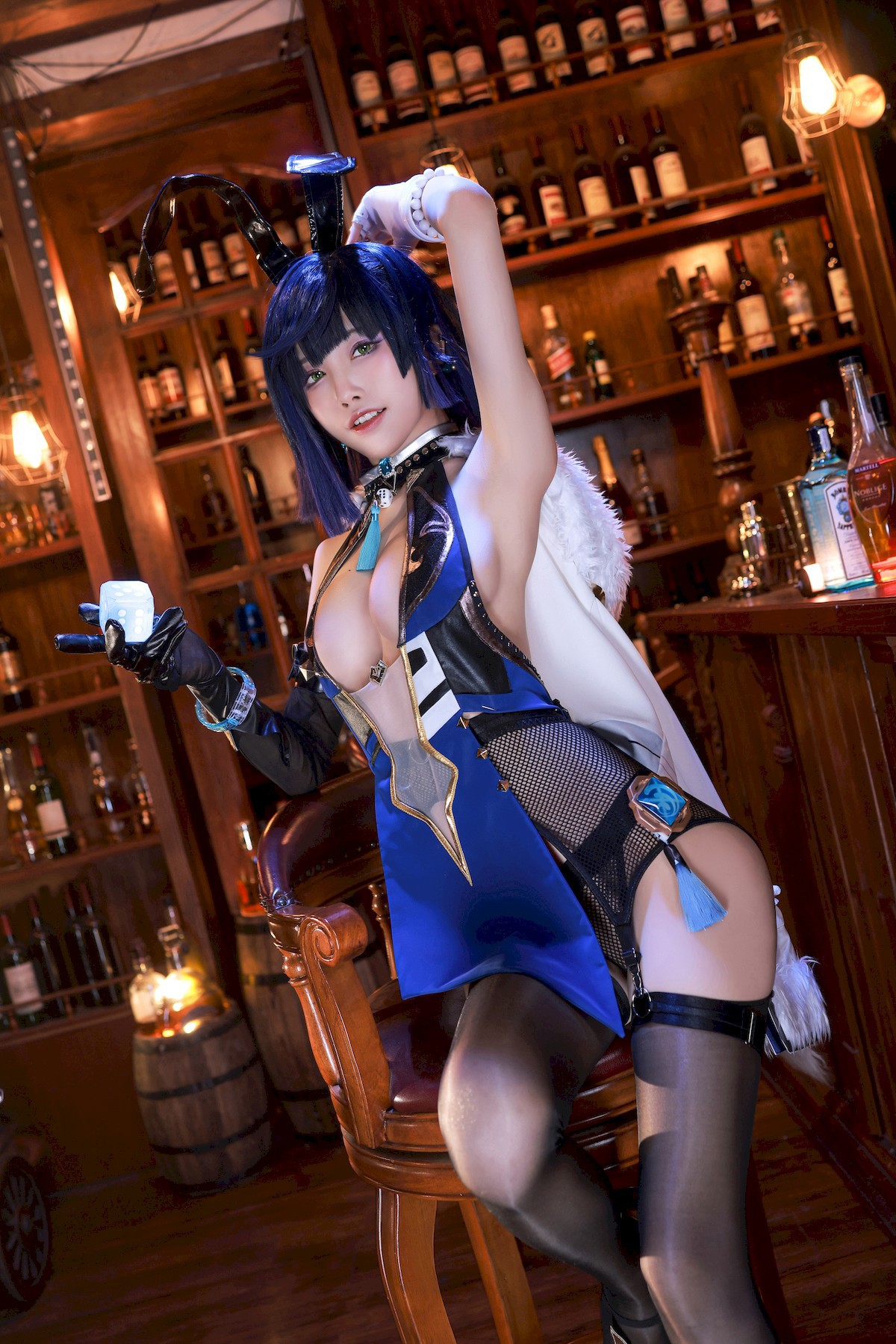 水淼aqua Cosplay 夜兰 Yelan Vol.02(4)
