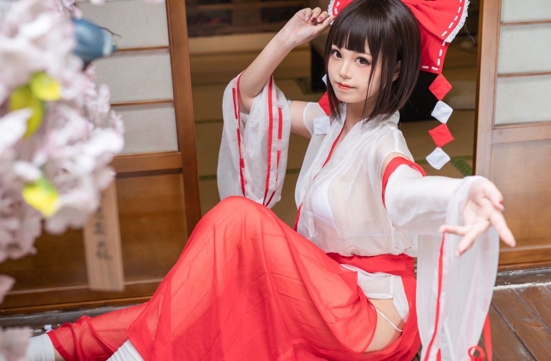 蜜汁貓裘 Cosplay 巫女 Miko Sister(4)