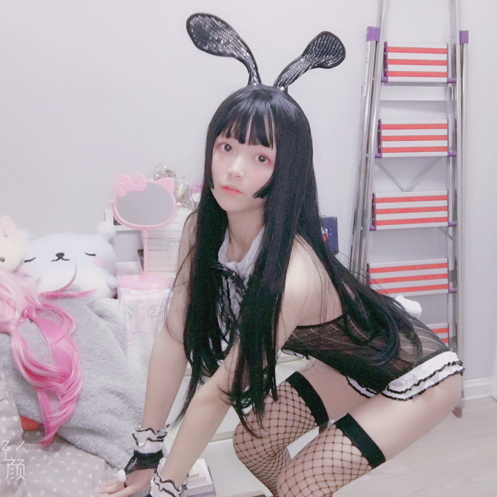 小奈奈-黑丝兔女郎 46P(6)