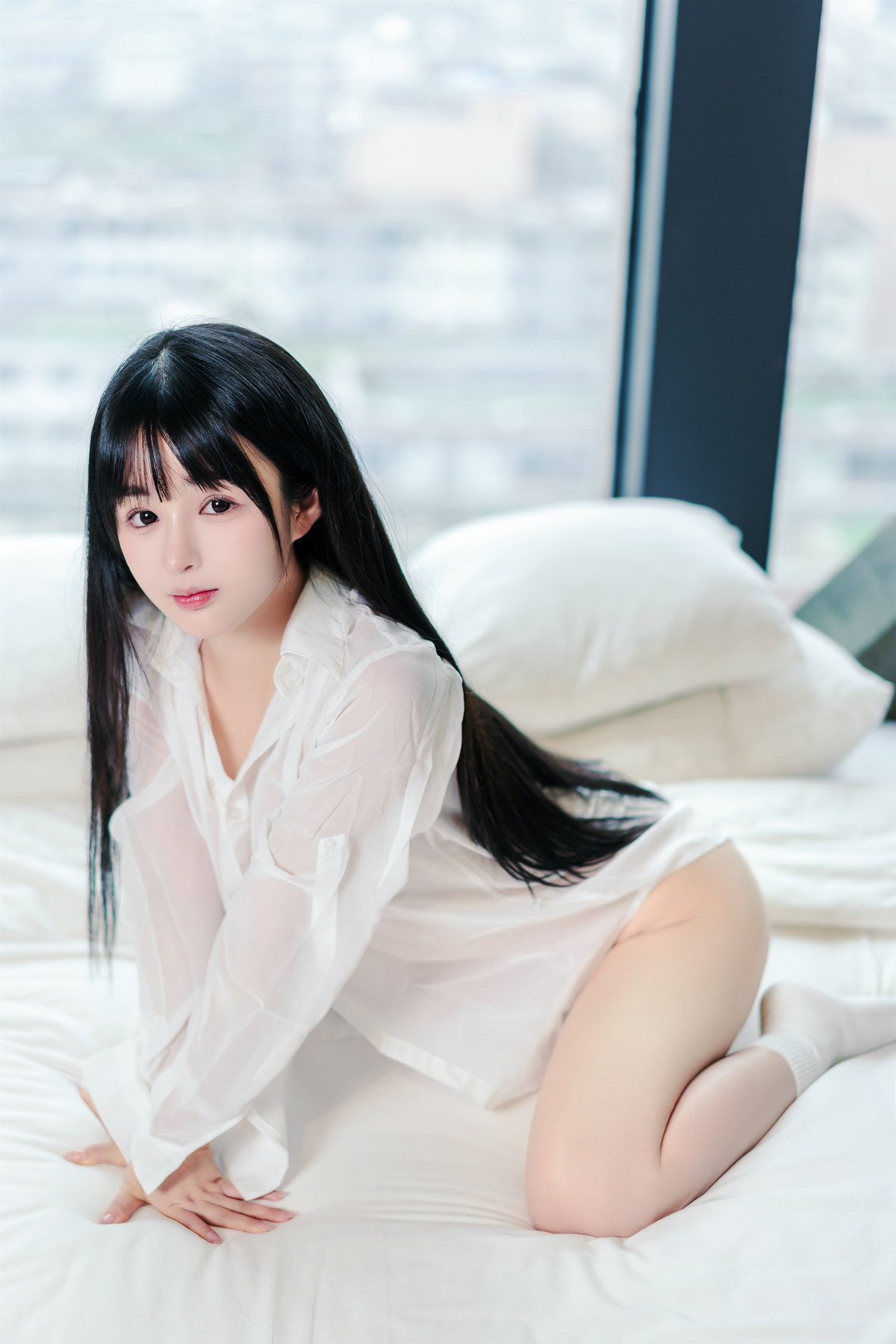 Cosplay 桜井宁宁 男友衬衫(8)