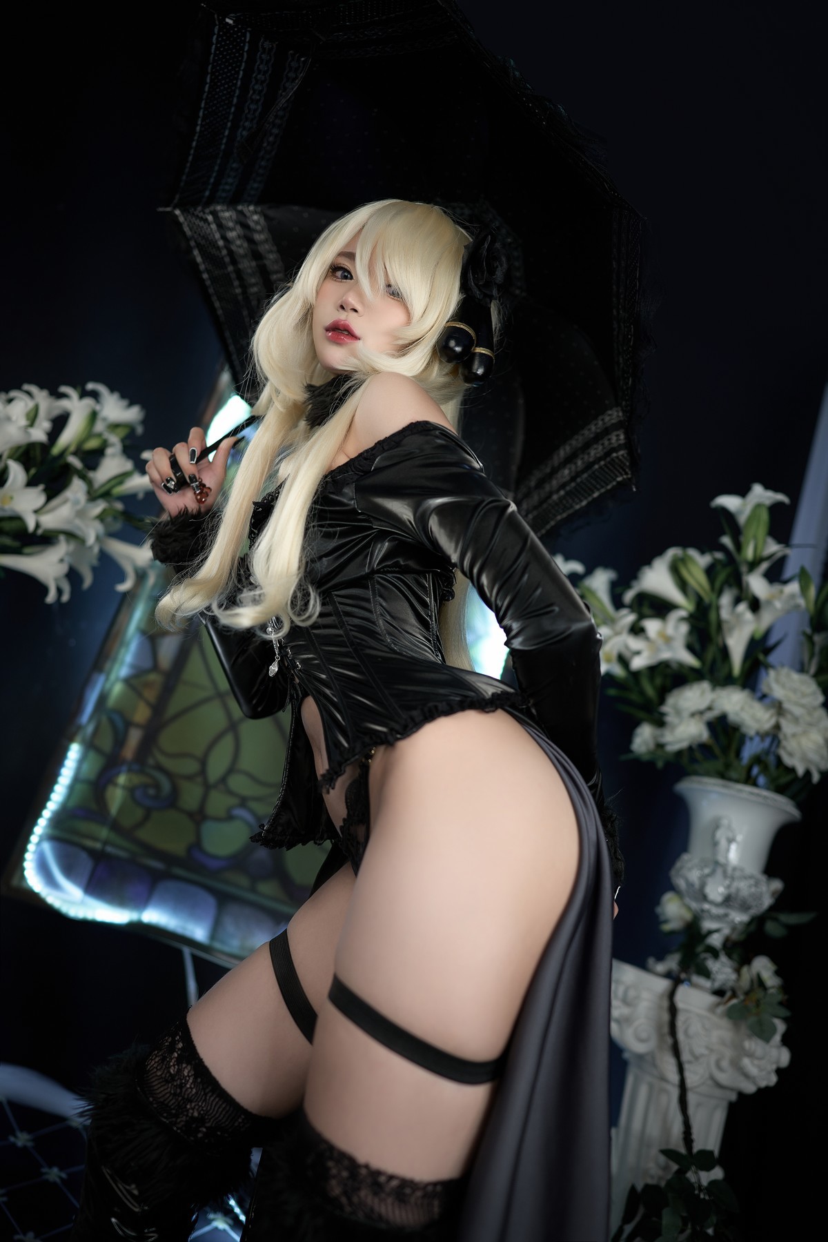 Cosplay 洛璃LoLiSAMA 暗黑小红帽(3)