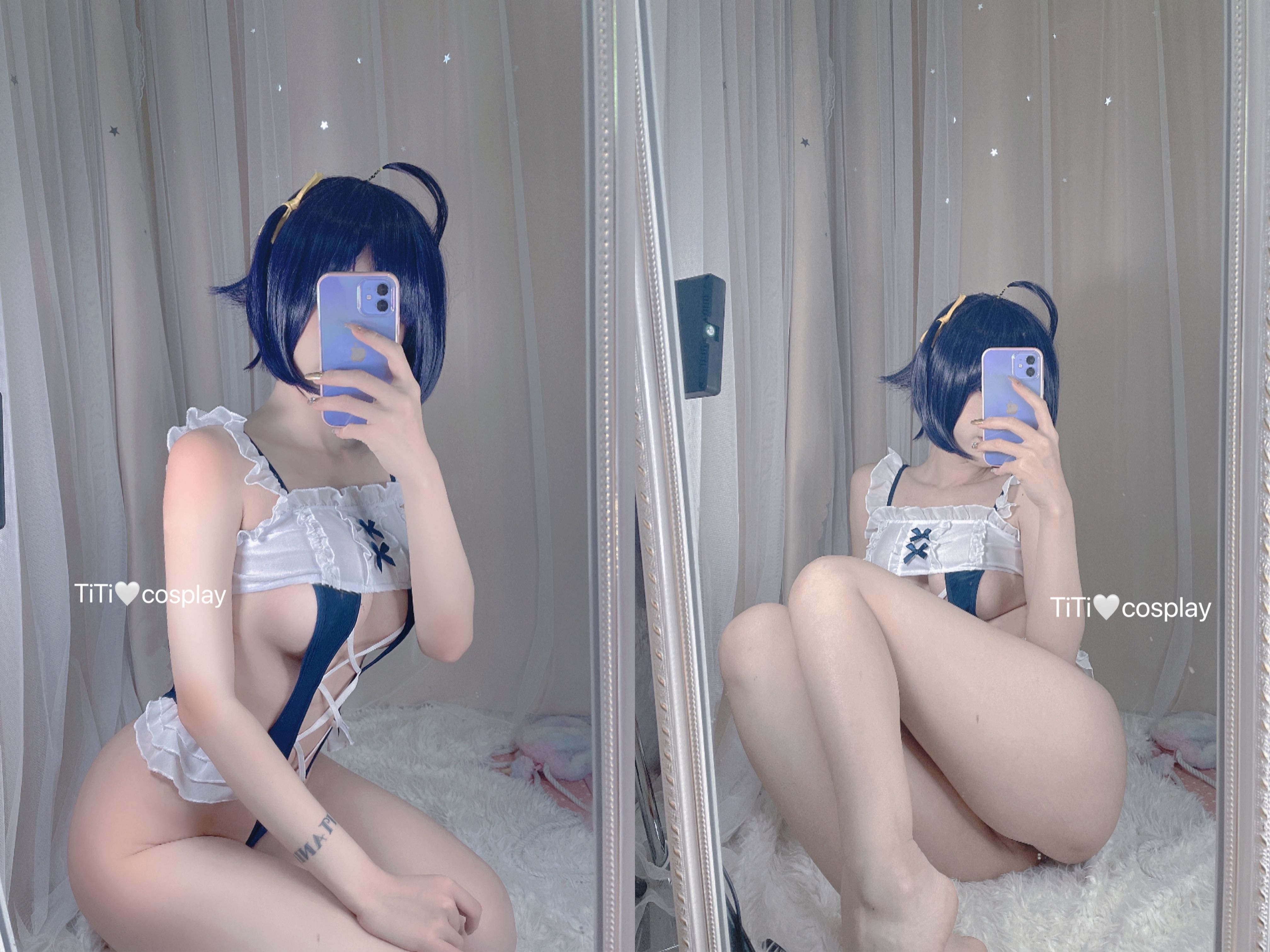 TiTi-女仆狐狸尾巴肛塞捆绑Cos极度淫靡[107P2V](4)