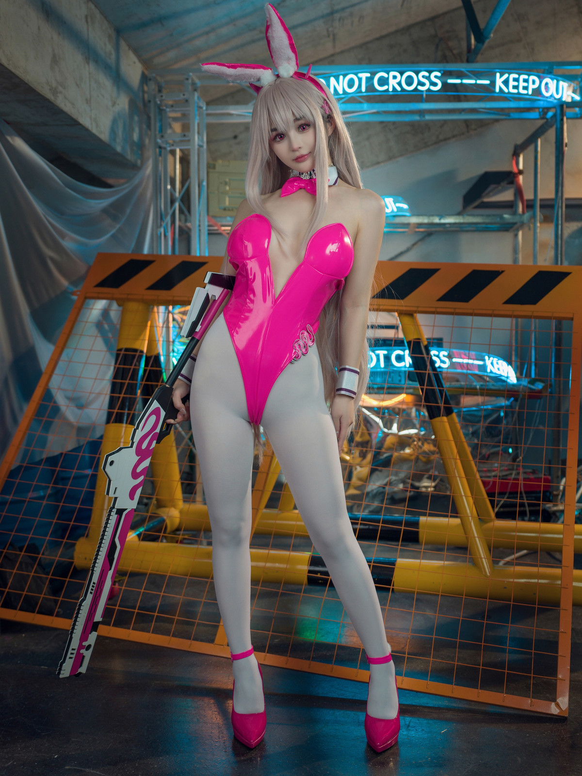 Cosplay 桜井宁宁 Viper Bunny 毒蛇兔女郎