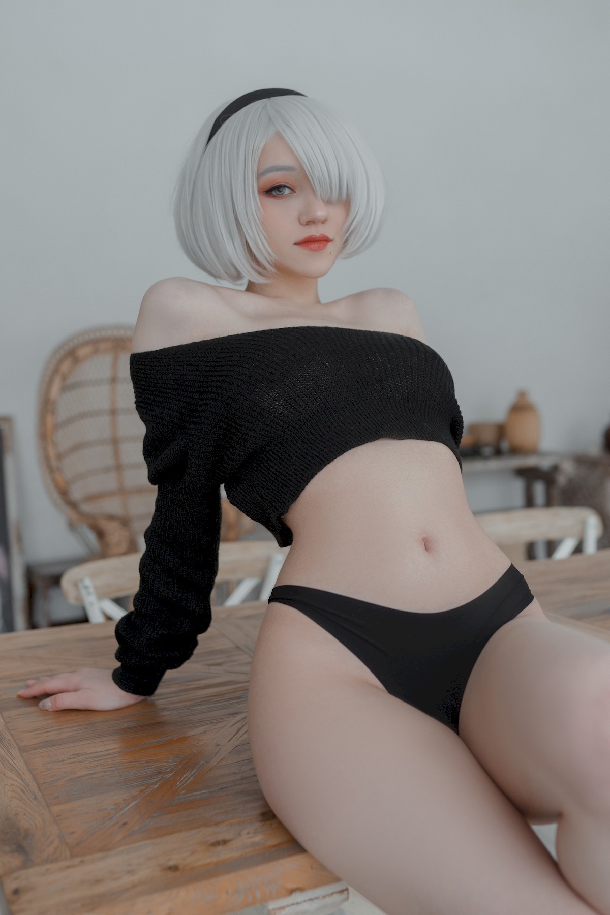 DonnaLoli Cosplay 2b ヨルハ２号Ｂ型(10)