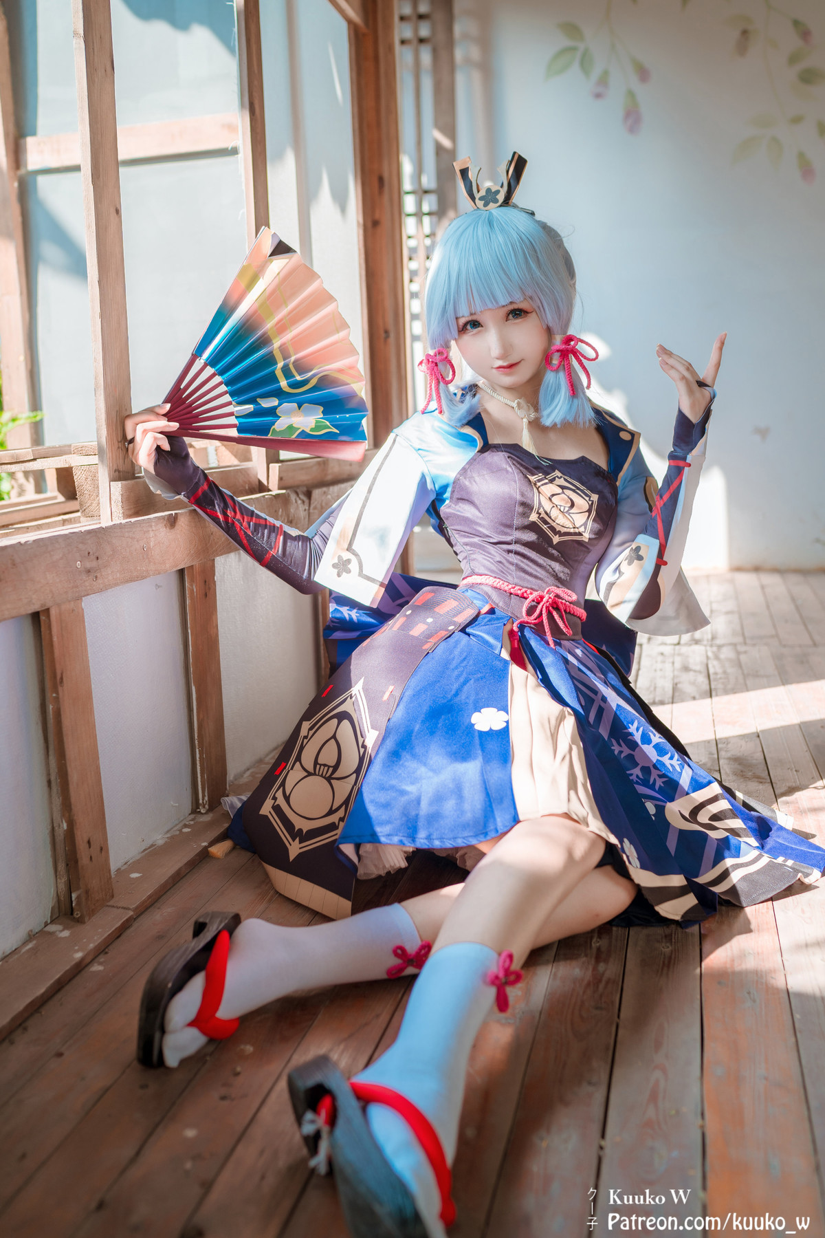 KuukoW クー子 Cosplay Ayaka kamisato(7)
