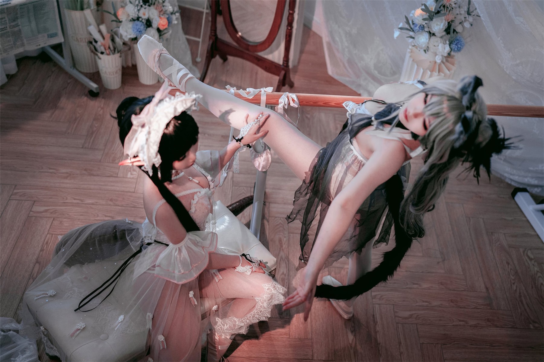 Cosplay 面饼仙儿 半半子 黑x森蚺(4)