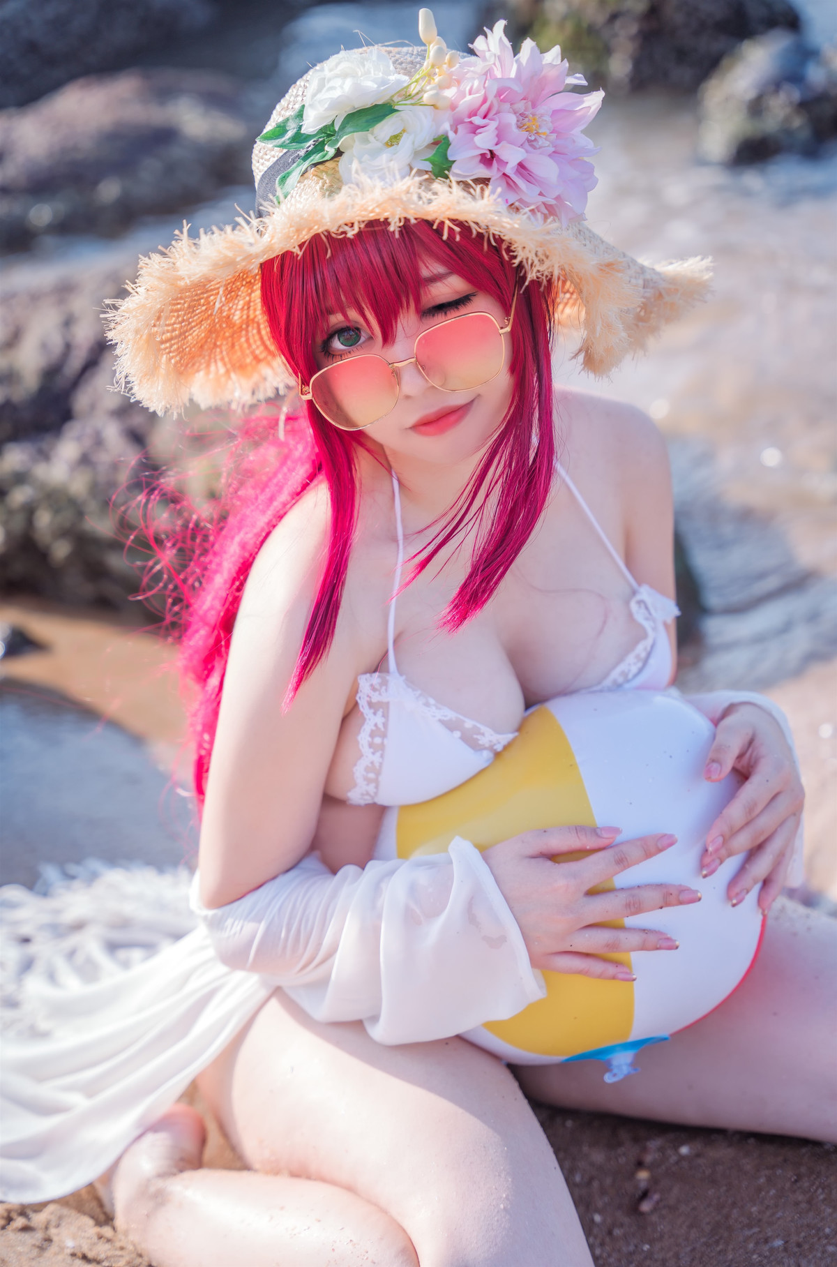 Ganlory 啊日日 Cosplay 絮库夫泳装(2)
