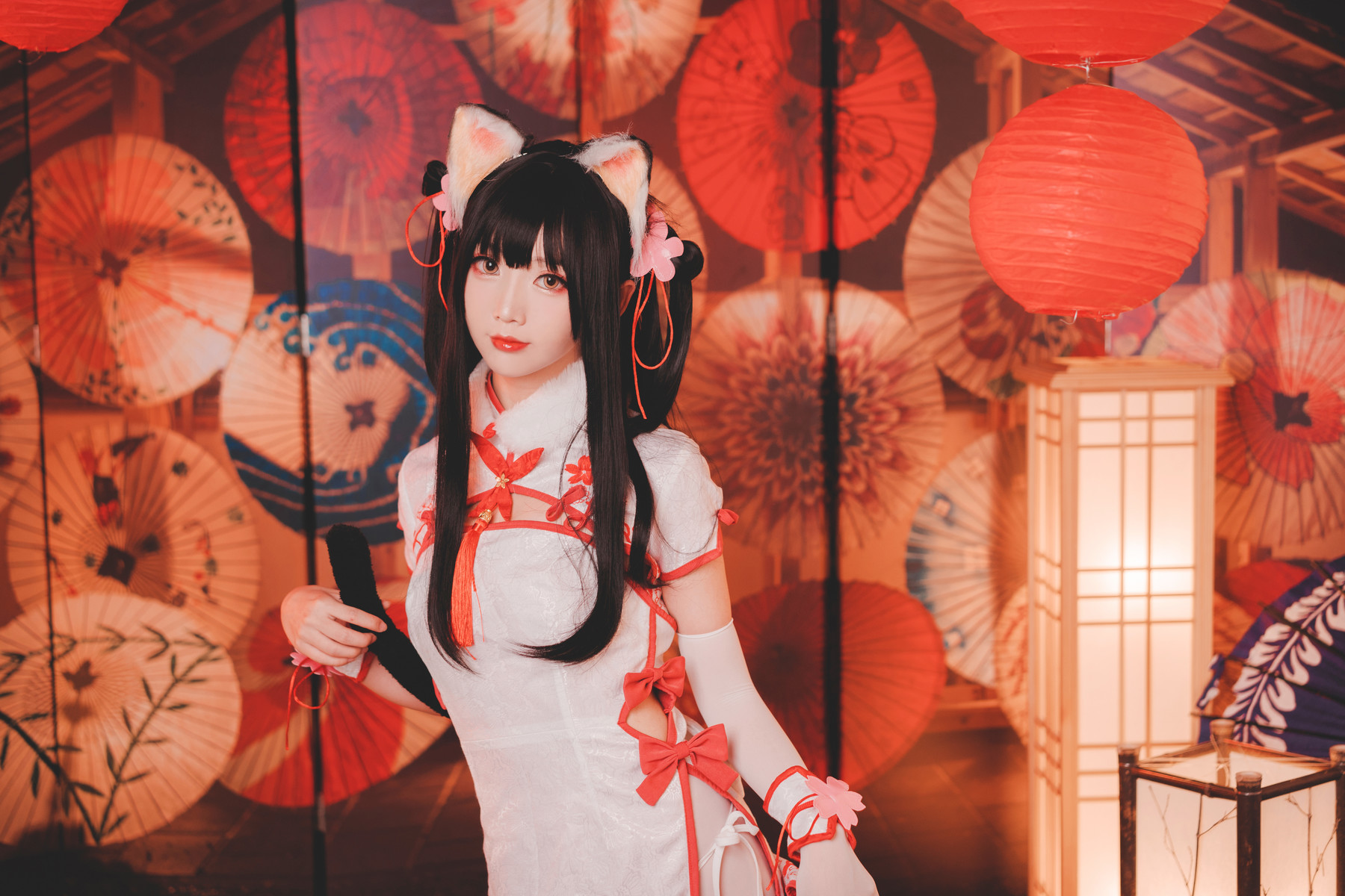 Cosplay 面饼仙儿 夕暮 斯卡哈女仆(1)