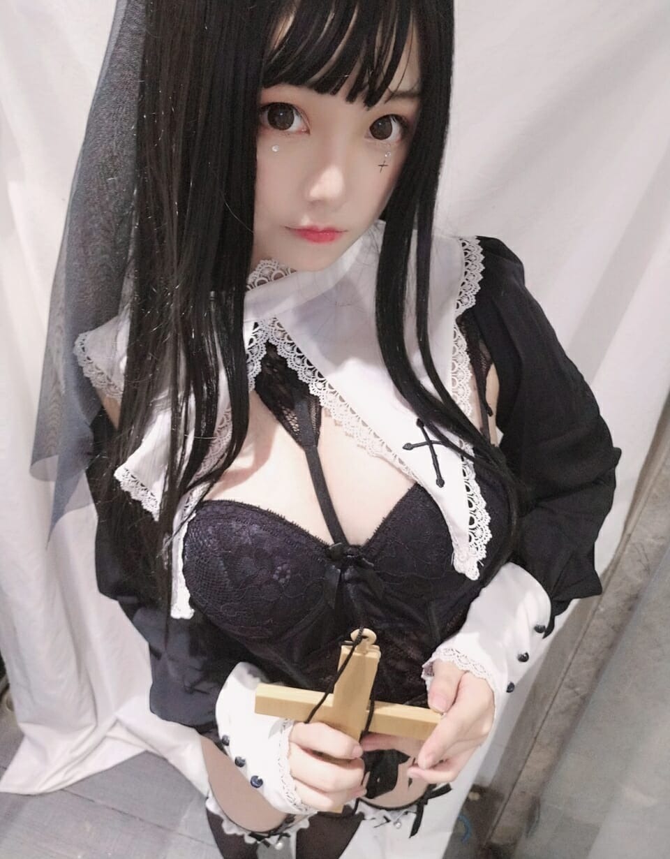 蜜汁猫裘-修女 [25P](5)