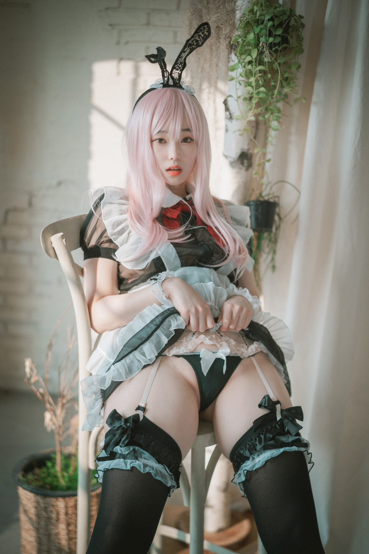 Bambi 밤비, [DJAWA] Sheer Bunny Maid(5)