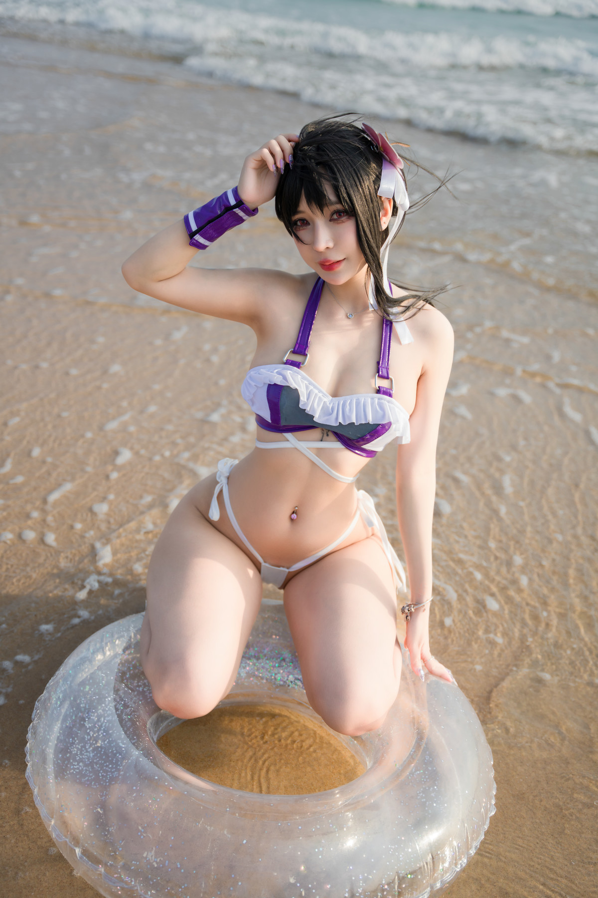 Cosplay Umeko.J Tifa Swimsuit Set.02(10)