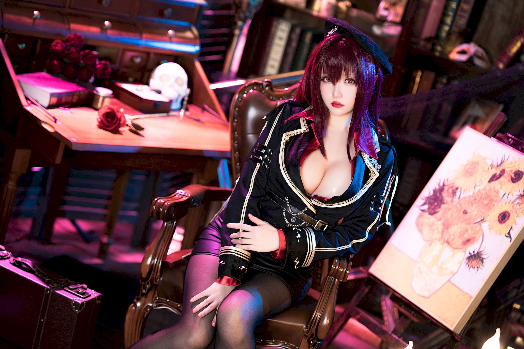 星之迟迟 Cosplay 斯卡哈 真红教枪(3)
