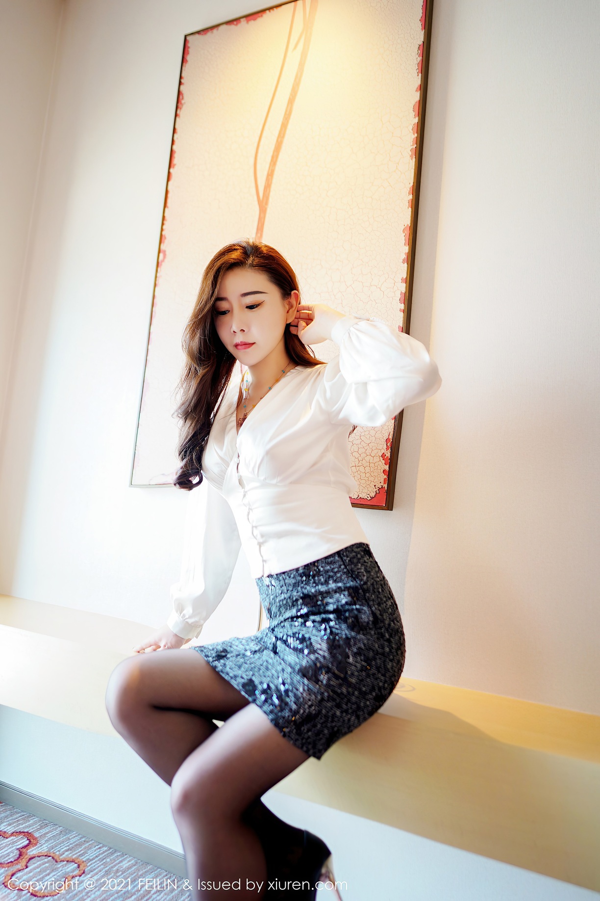 [FEILIN嗲囡囡] 2021.07.05 VOL.400 王婉悠Queen(8)