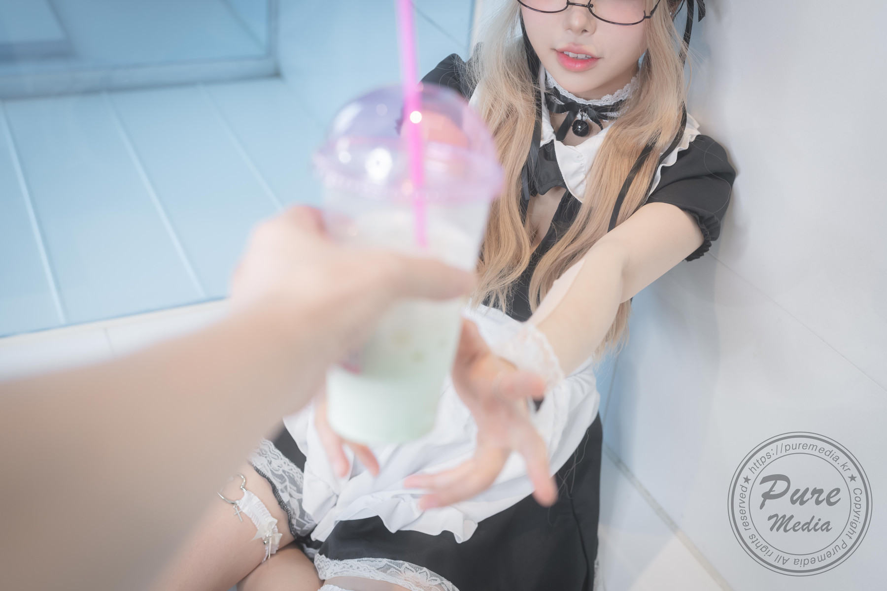 Jelly 젤리, [PURE MEDIA] Vol.246 The Maid&#8217;s Universe for the Master Set.01(8)